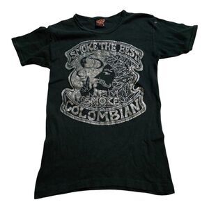 Vintage Diamond Dust Columbian Smoke The Best Smoke Single Stitch Glitter